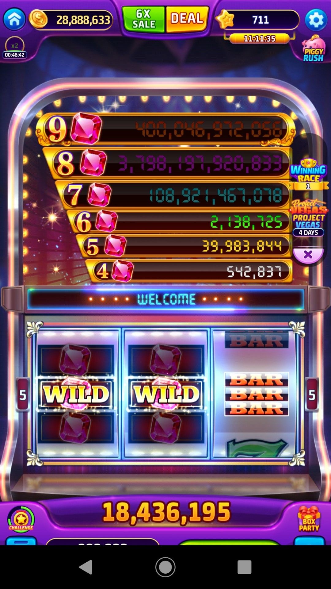 High volatility slots game